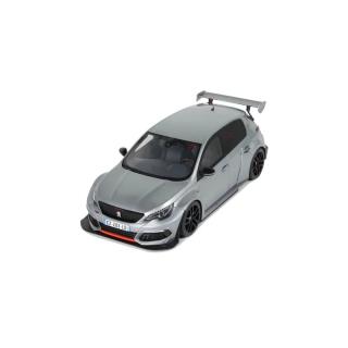PEUGEOT 308 RC BYFACTORY GRAU - GRIS ARTENSE 2020 OttO mobile 1:18 Resinemodell (Türen, Motorhaube... nicht zu öffnen!)